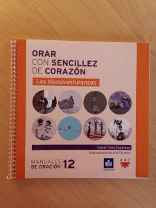 Portada del libro Orar con Sencillez de Corazón. Las Bienaventuranzas