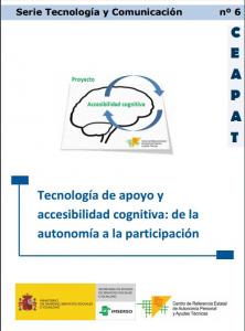 Portada del documento: Tecnología de apoyo y accesibilidad cognitiva