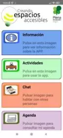 Portada de la aplicación Creando Espacios Accesibles de Plena inclusión Aragón