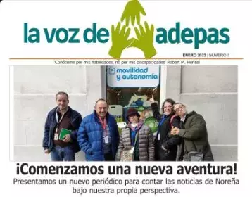 Cabecera Portada Periódico La Voz de Adepas, número 1