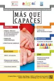 CARTEL PUBLICITARIO MÁS QUE CAPACES